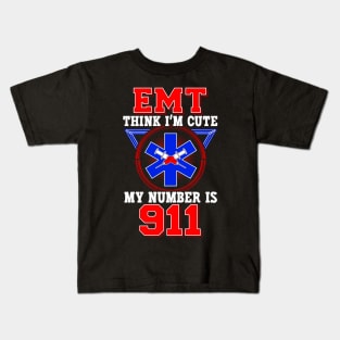 EMT Humor First Responder Gift Kids T-Shirt